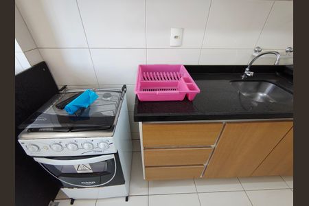 Cozinha de apartamento à venda com 2 quartos, 69m² em Barra Olímpica, Rio de Janeiro