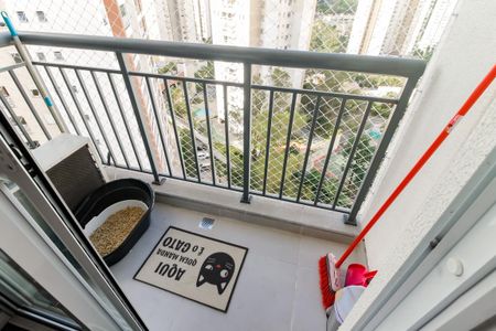 Varanda da Sala de apartamento para alugar com 2 quartos, 46m² em Vila Andrade, São Paulo