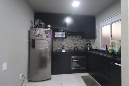 Cozinha de apartamento à venda com 1 quarto, 45m² em Canudos, Novo Hamburgo