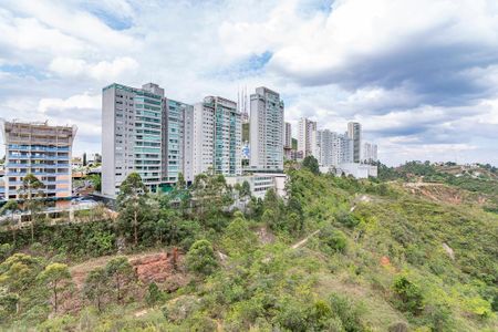 Varanda da Sala de apartamento para alugar com 2 quartos, 68m² em Vila da Serra, Nova Lima