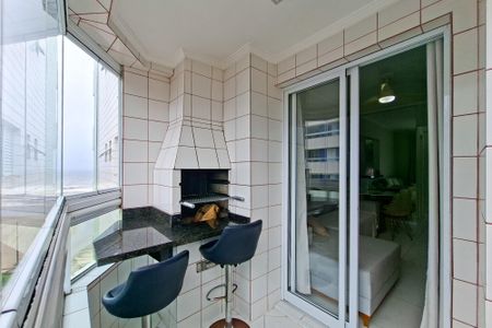 Sacada  de apartamento para alugar com 2 quartos, 61m² em Guilhermina, Praia Grande