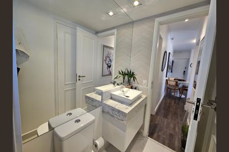 Apartamento à venda com 57m², 2 quartos e 2 vagasBanheiro da Suíte 1