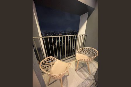 Studio para alugar com 27m², 1 quarto e sem vagaVaranda