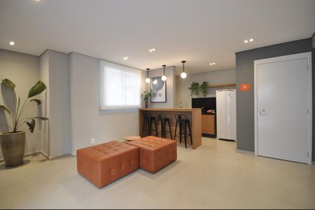 Apartamento à venda com 43m², 2 quartos e 1 vagaÁrea comum - Salão de festas