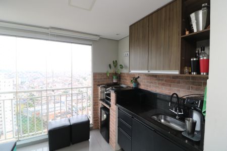Varanda gourmet de apartamento para alugar com 3 quartos, 75m² em Chácara Belenzinho, São Paulo
