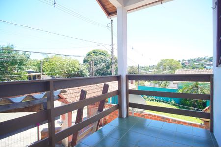 Varanda da Sala de casa de condomínio para alugar com 3 quartos, 87m² em Boa Saúde, Novo Hamburgo