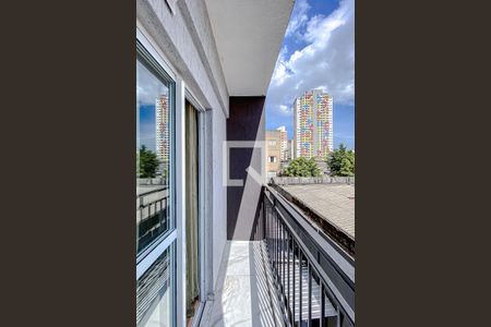 Varanda do Studio de apartamento para alugar com 1 quarto, 30m² em Brás, São Paulo