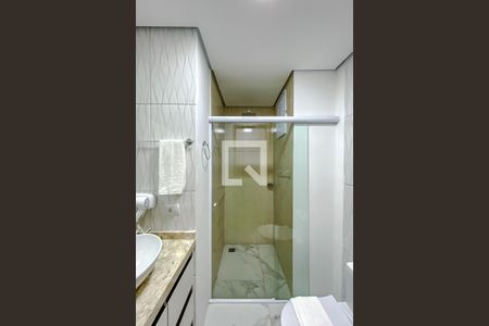 Banheiro Social de apartamento para alugar com 1 quarto, 30m² em Brás, São Paulo