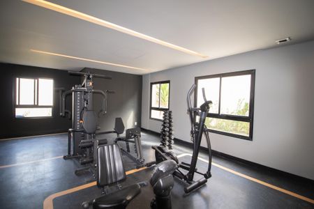 Apartamento para alugar com 29m², 1 quarto e sem vaga Apartamento para alugar com 29m², 1 quarto e sem vagaÁrea comum - Academia