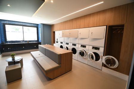 Studio à venda com 43m², 1 quarto e 1 vagaLavanderia