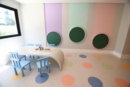 Studio à venda com 43m², 1 quarto e 1 vagaBrinquedoteca