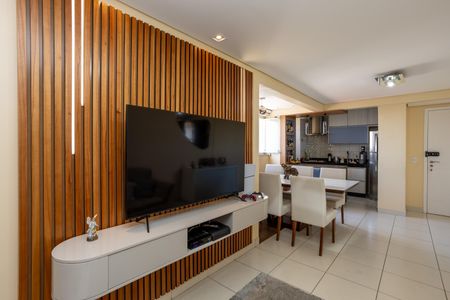 Sala de apartamento à venda com 3 quartos, 84m² em Heliópolis, Belo Horizonte