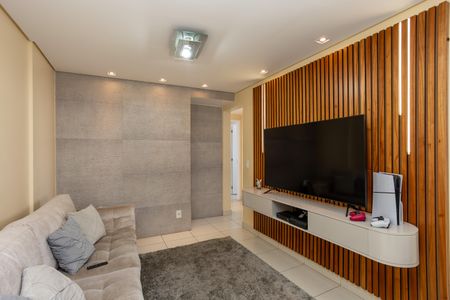 Sala de apartamento à venda com 3 quartos, 84m² em Heliópolis, Belo Horizonte