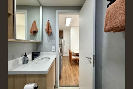 Apartamento para alugar com 37m², 2 quartos e sem vaga Apartamento para alugar com 37m², 2 quartos e sem vagaBanheiro