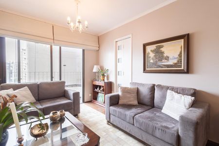 Sala de apartamento à venda com 2 quartos, 70m² em Indianópolis, São Paulo