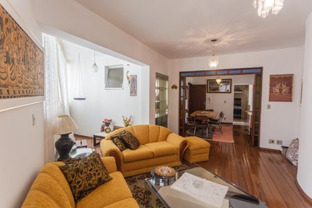 Sala de apartamento à venda com 4 quartos, 140m² em Sion, Belo Horizonte