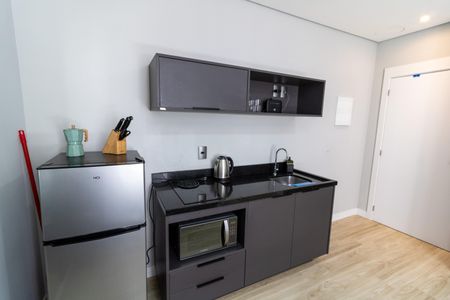 Studio para alugar com 25m², 1 quarto e sem vagaCozinha