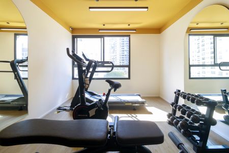 Studio para alugar com 42m², 1 quarto e sem vagaAcademia