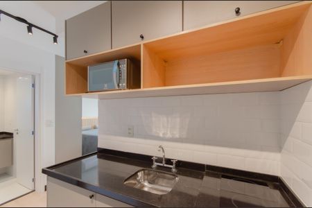 Cozinha de kitnet/studio para alugar com 1 quarto, 30m² em Vila Mariana, São Paulo