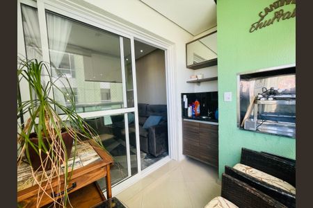 Varanda da Sala de apartamento à venda com 3 quartos, 81m² em Jardim Las Vegas, Guarulhos