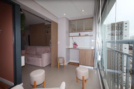 Varanda de apartamento à venda com 2 quartos, 64m² em Jardim Independência (são Paulo), São Paulo