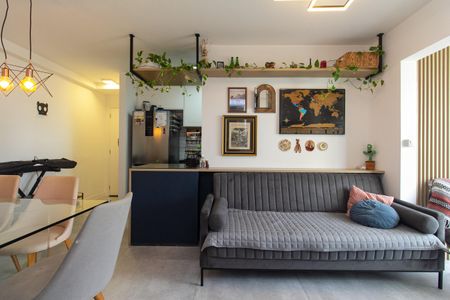 Sala de apartamento à venda com 3 quartos, 69m² em Chácara Klabin, São Paulo