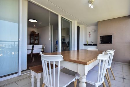 Varanda de apartamento para alugar com 3 quartos, 141m² em Jardim Monte Kemel, São Paulo