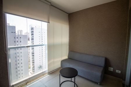 Studio à venda com 32m², 1 quarto e 1 vagaVaranda