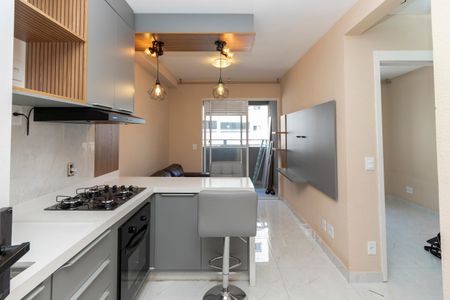 Sala/Cozinha de apartamento para alugar com 2 quartos, 38m² em Jardim São Luís, São Paulo