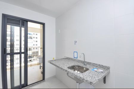 Apartamento para alugar com 55m², 2 quartos e 1 vaga Apartamento para alugar com 55m², 2 quartos e 1 vagaCozinha Americana