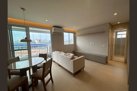 Sala de apartamento para alugar com 1 quarto, 65m² em Bethaville I, Barueri