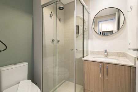 Studio para alugar com 26m², 1 quarto e sem vagaBanheiro