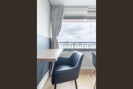 Studio para alugar com 26m², 1 quarto e sem vagaVaranda