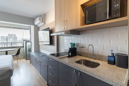 Studio para alugar com 26m², 1 quarto e sem vagaCozinha