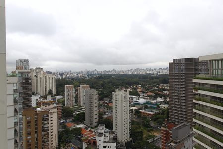 Vista do studio de kitnet/studio para alugar com 1 quarto, 31m² em Indianópolis, São Paulo