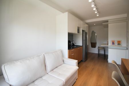 Sala de apartamento para alugar com 1 quarto, 33m² em Moema, São Paulo