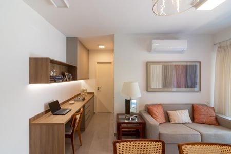 Sala de apartamento à venda com 1 quarto, 45m² em Vila Olímpia, São Paulo