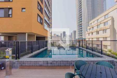 Studio para alugar com 25m², 1 quarto e 1 vagaPiscina