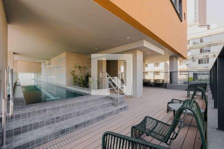 Studio para alugar com 25m², 1 quarto e 1 vagaPiscina