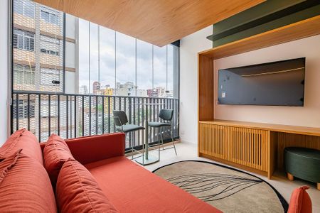 Studio de kitnet/studio para alugar com 1 quarto, 25m² em Pinheiros, São Paulo