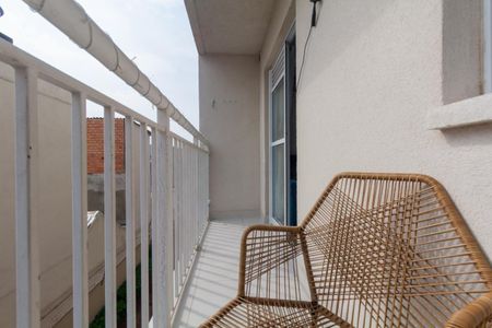 Apartamento à venda com 28m², 1 quarto e sem vagaVaranda