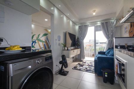 Apartamento à venda com 28m², 1 quarto e sem vagaSala, Cozinha e área de serviço