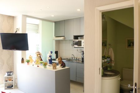 Sala de apartamento para alugar com 1 quarto, 50m² em Pompeia, São Paulo