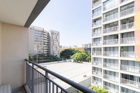 Studio para alugar com 27m², 1 quarto e sem vagaVaranda