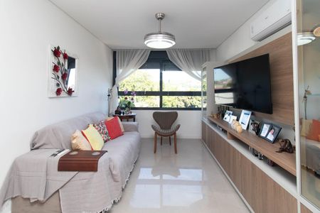 Sala de apartamento à venda com 2 quartos, 67m² em Cristal, Porto Alegre