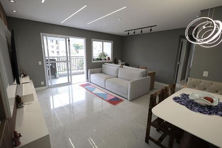 Sala de apartamento à venda com 2 quartos, 83m² em Vila Assunção, Santo André