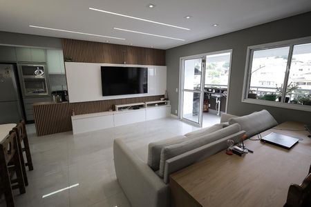 Sala de apartamento à venda com 2 quartos, 83m² em Vila Assunção, Santo André