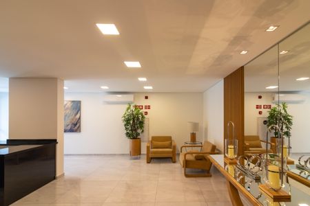 Apartamento à venda com 45m², 1 quarto e 2 vagas Apartamento à venda com 45m², 1 quarto e 2 vagasHall social