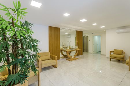 Apartamento à venda com 45m², 1 quarto e 2 vagasHall social