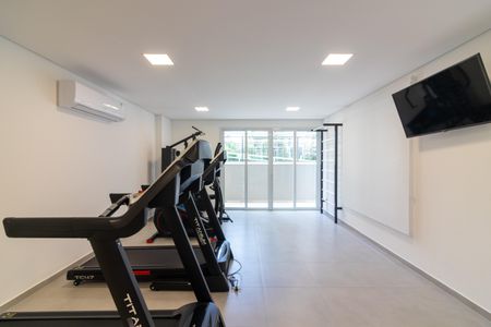 Apartamento à venda com 45m², 1 quarto e 2 vagas Apartamento à venda com 45m², 1 quarto e 2 vagasÁrea comum - Academia